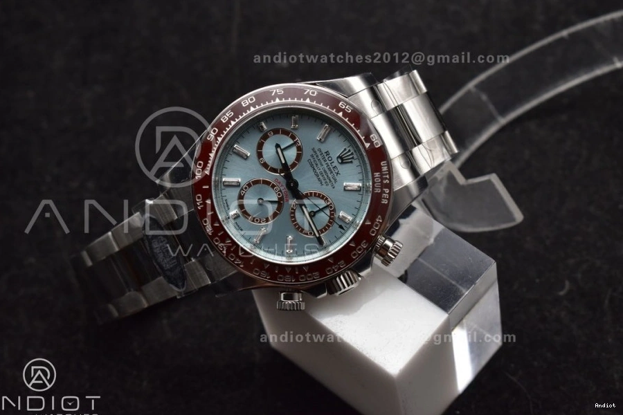 904L Bracelet Sticks Asian Best 1:1 Blue SS SS 4131 126506 on Ice Super Dial Clean 904L Edition Markers Daytona Clone 0128